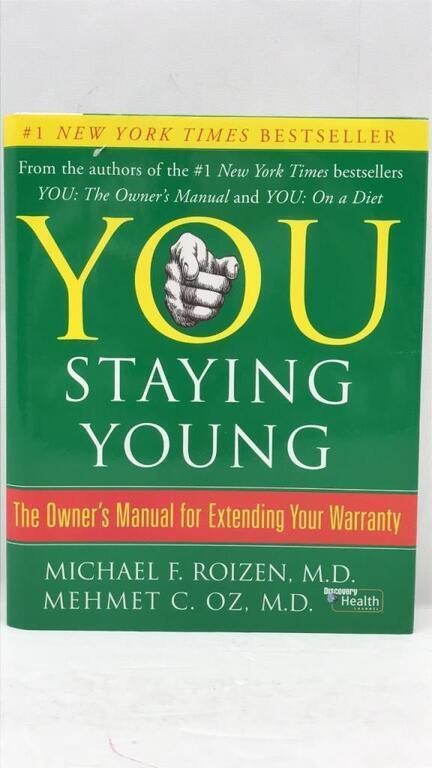 Book: You Staying Young By Mehmet C Oz  Md &