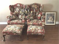Upholstered Chairs and Ottomans