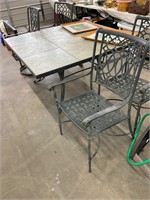 Quality Outdoor Patio Tile Table & Chairs
