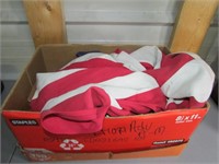 Box of Five-Six American Flags, Some are Massive,