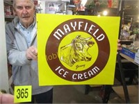 FLANGE MAYFIELD ICE CREAM SIGN