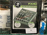 "PRO FX40" SOUND MIXING BOARD