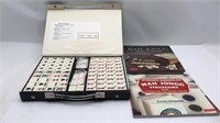 Mahjongg Tile Game In Carry Case & 2 Books