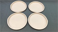 4 Plastic Plant Drip Trays Round