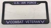 New Us Air Force Combat Veteran License Plate