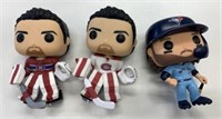 3 POP! Funko Sports Figures