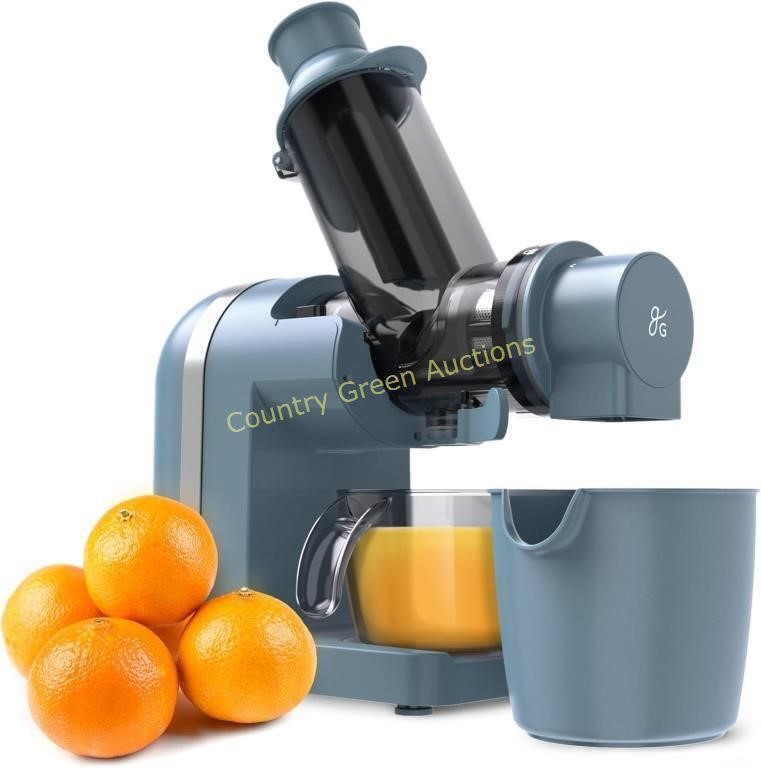 Greater Goods Cold Press Juicer Machine, Blue. -A4