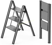 3 Step Folding Ladder, Light, 300lbs -A4