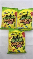 3 Bags New Sour Patch Kids