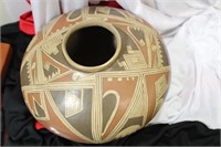 A Mata Ortiz or Native American Pottery Vase