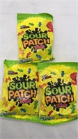 3 Bags New Sour Patch Kids