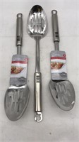 3 New Slotted Serving Spoons