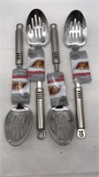 3 New Slotted Serving Spoons