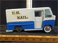 Buddy L Mail truck, missing back wheels and back