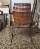 Antique wooden Boss Churn 31.5", with stand