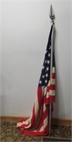 American flag and pole 61"