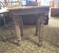 Vintage wood table, needs repairs 42"×27"32"