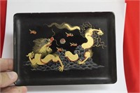 A Signed Lacquer Tray