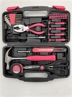 Apollo 39pc General Tool Set -Pink