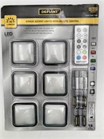 Defiant 6pc Accent Lights with Remote Control