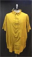 New Mens Breathable Upf50 Shirt Sz 3xl Yellow