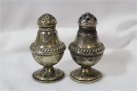 A Pair of Sterling Salt and Pepper Shakers