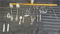 Variety of kitchen utensils