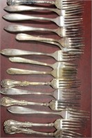 A Large Lot of Silverplated Fork