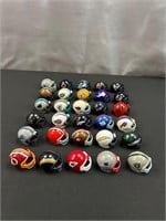 30 small sports football helmets