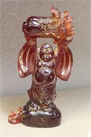 Chinese Lucite(?) Buddha