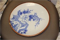 Antique Japanese Blue and White Charger