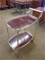 As Is 1950s Tea Trolley with Removable Trays