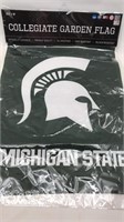 New Spartans Msu Garden Flag