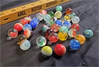 A handful of marbles