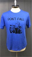 New Tshirt Jason Don't Fall Mens Sz Xl Blue