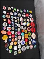 Collection of vintage pins.