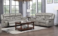 Home Elegance Reclining Sofa & Glider Love Seat
