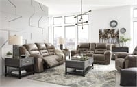 Ashley 39905 Stoneland DBL REC Sofa & Love Seat