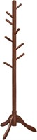 Coat Rack with 6 Hooks Walnut