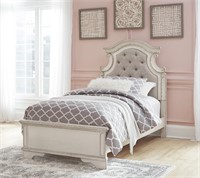 Twin - Ashley B743 Raelyn Antique White Bed