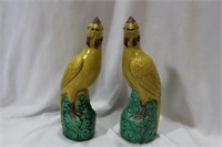 A Pair of Chinese Porcelain Chickens
