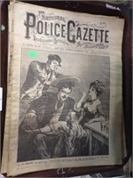 1880s NATIONAL POLICE GAZETTE ISSUES