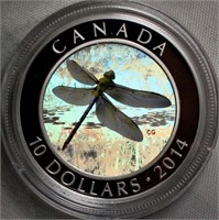 Canada $10 Dragonfly 2014 Green Darner