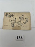 Fred Flintstone Ham Radio Card