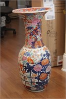 Antique Imari Floor Vase
