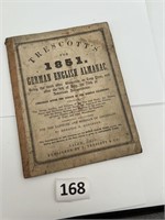 1851 German English Almanac
