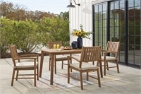 Ashley Janiyah Outdoor Dining Table & 4 Chairs