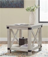 ASHLEY CARNYHURST FARMHOUSE END TABLE