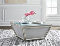 Ashley Traleena Contemporary Silver Coffee Table