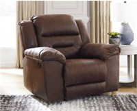 ASHLEY STONELAND CHOCOLATE ROCKER RECLINER